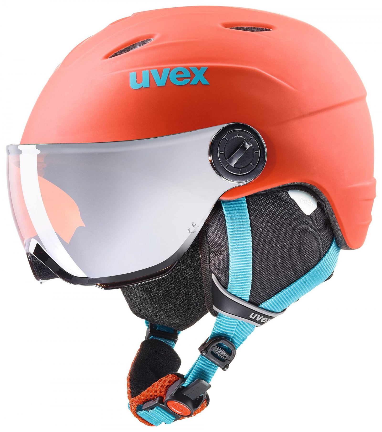 Detská lyžiarska prilba UVEX Junior Visor Pro 19/20