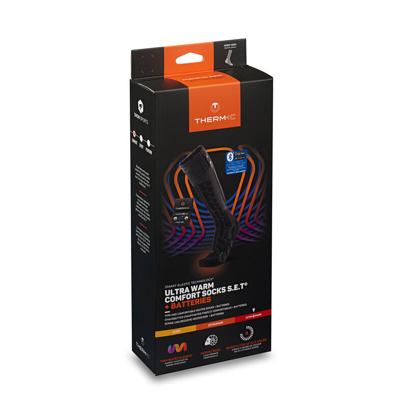 SET - Vyhrievané ponožky Therm-ic Ultra Warm Comfort Socks S.E.T. + batérie S-Pack 1400B
