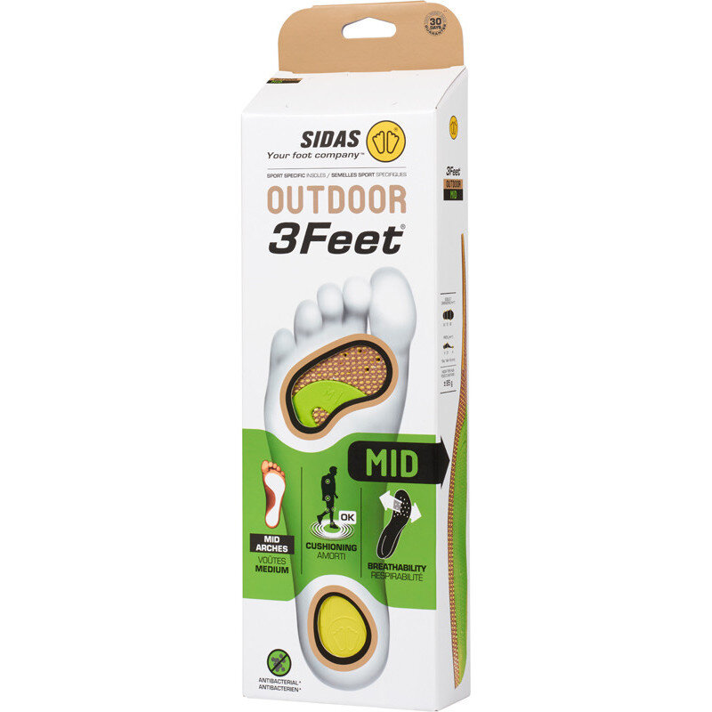 Turistické vložky Sidas 3Feet Outdoor